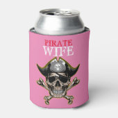 PIRATE SKULL PINK MOM BLIKJESKOELER (Blikje Voorkant)