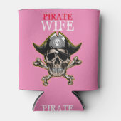 PIRATE SKULL PINK MOM BLIKJESKOELER (Voorkant)