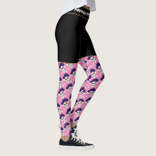 Pirate Skull & Pirates Flag mode, Fitness games Leggings