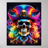 Pirate Skull Poster (Voorkant)