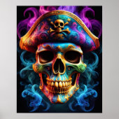 Pirate Skull Poster (Voorkant)