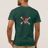 Pirate Skull Red Bandana T-shirt (Achterkant)