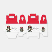 Pirate Skull Red Kapitein Favor Box Bedankdoosjes (Uitgevouwen)