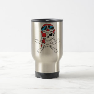 Pirate Skull Reisbeker