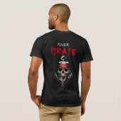 Pirate Skull River T-Shirt (Achterkant volledig)