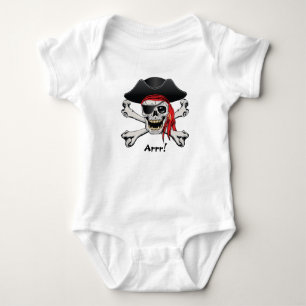 Pirate Skull Romper