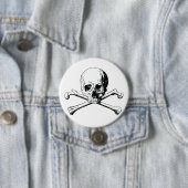 Pirate Skull Ronde Button 7,6 Cm (In situ)