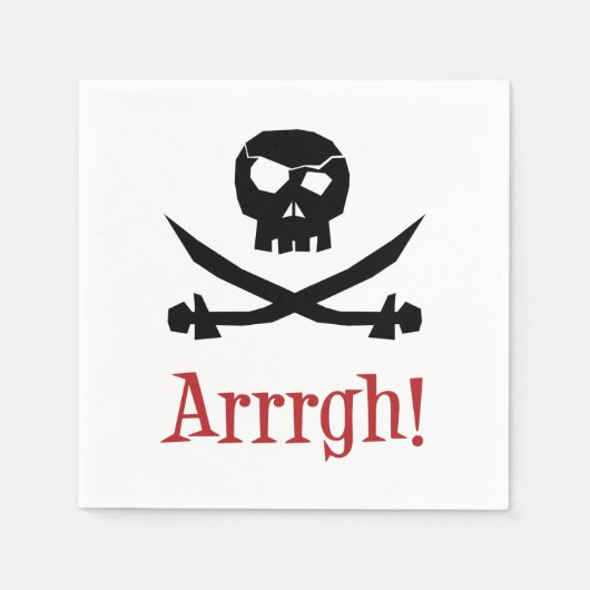 Pirate Skull Servetten (Voorkant)