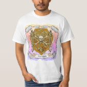 Pirate Skull Shield  t-shirt (Voorkant)