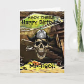 Pirate Skull Ship cannon Kaart (Voorkant)