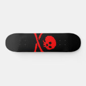Pirate Skull Skateboard (Horizontaal)