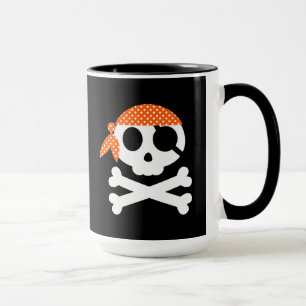 Pirate Skull Skelet Bandanna Mok