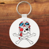 Pirate Skull Sleutelhanger (Voorkant)