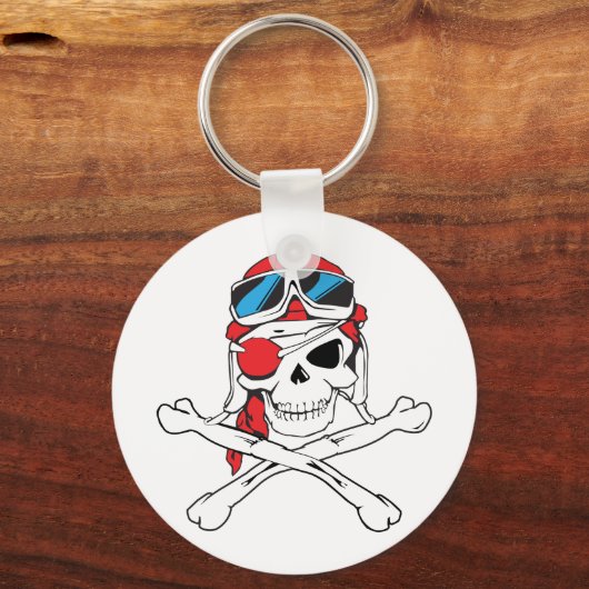 Pirate Skull Sleutelhanger (Voorkant)