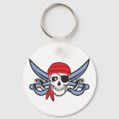 Pirate Skull Sleutelhanger (Voorkant)