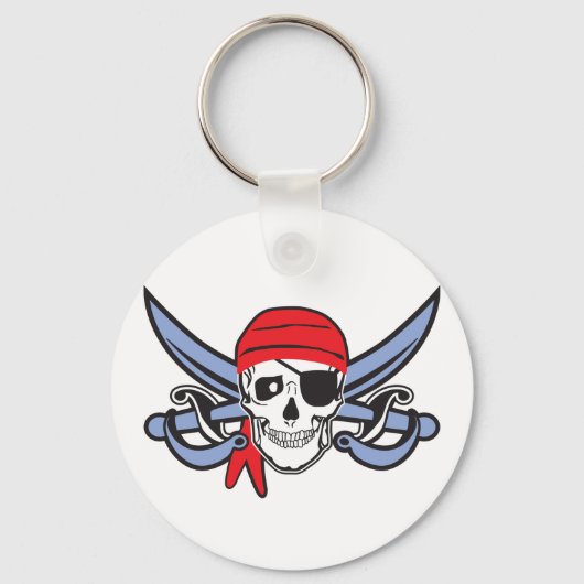 Pirate Skull Sleutelhanger (Voorkant)