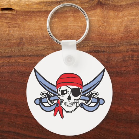 Pirate Skull Sleutelhanger (Voorkant)