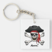Pirate Skull Sleutelhanger (Voorkant)