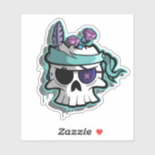 Pirate Skull Sticker (Vel)