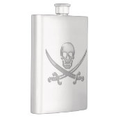 Pirate Skull & Sword Crossbones Flacon (Rechts)