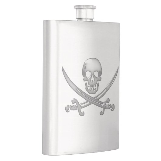 Pirate Skull & Sword Crossbones Flacon (Rechts)