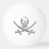 Pirate Skull & Sword Crossbones (TLAPD) Pingpongbal (Achterkant)