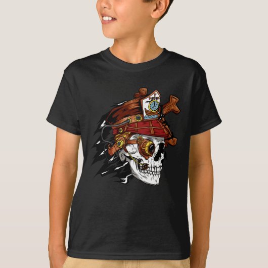 Pirate Skull T-Shirt (Voorkant)