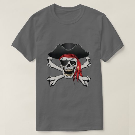 Pirate Skull T-shirt (Design voorkant)