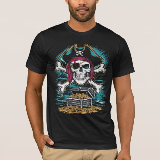 Pirate Skull T-Shirt (Voorkant)