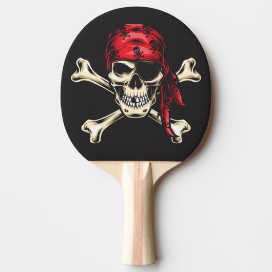 Pirate Skull Tafeltennisbatje (Voorkant)