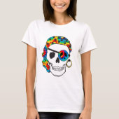 Pirate Skull Tie Dye T-shirt (Voorkant)
