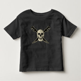 Pirate (Skull) - Toddler Fine Jersey T-Shirt 