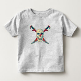Pirate (Skull) - Toddler Fine Jersey T-Shirt