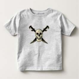 Pirate (Skull) - Toddler Fine Jersey T-Shirt