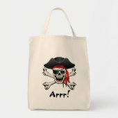 Pirate Skull Tote Bag (Voorkant)