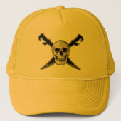 Pirate (Skull) - Trucker Hat Pet (Voorkant)