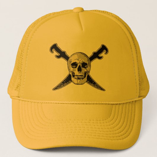 Pirate (Skull) - Trucker Hat Trucker Pet (Voorkant)