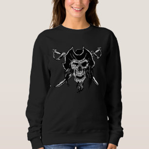 Pirate Skull Two Crossed Swords Trui
