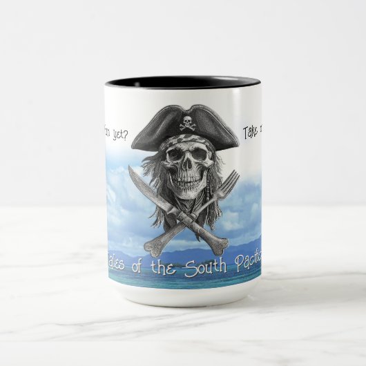 Pirate Skull voor South Pacific Cruise Lido Mok (Midden)