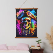 Pirate Skull Wall Tapestry Hangend Wandkleed (Slaapkamer)