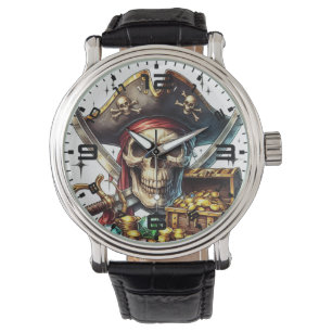 Pirate Skull Watch Horloge