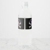 Pirate Skull Waterfles Etiket (Achterkant)