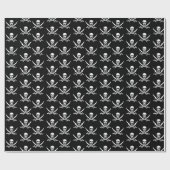 Pirate Skull Wrapping Paper Cadeaupapier (Vlak)