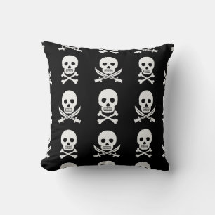 Pirate Skulls Crossbones Naadloos Patroon Kussen