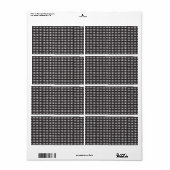 Pirate Skulls Etiket (Full Sheet)