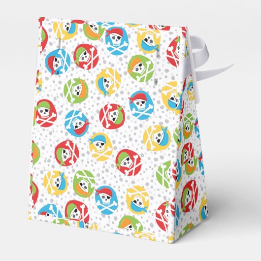 Pirate Skulls Favor Box Bedankdoosjes (Achterkant)