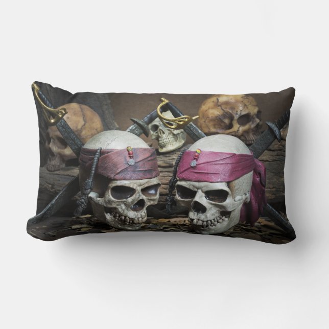 Pirate Skulls gooien kussens (Voorkant)