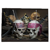 Pirate Skulls grote cadezak Groot Cadeauzakje (Achterkant)