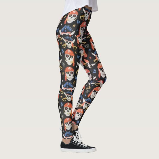 Pirate Skulls Leggings (Rechts)