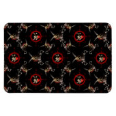 Pirate Skulls Magneet (Horizontaal)